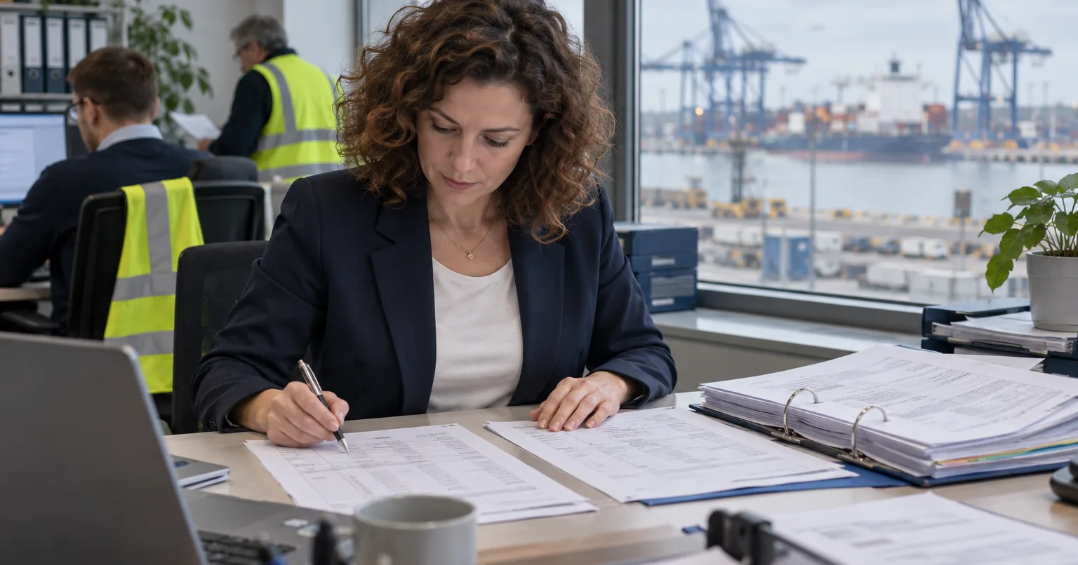 Illustration for International shipping documents: completeness and version control