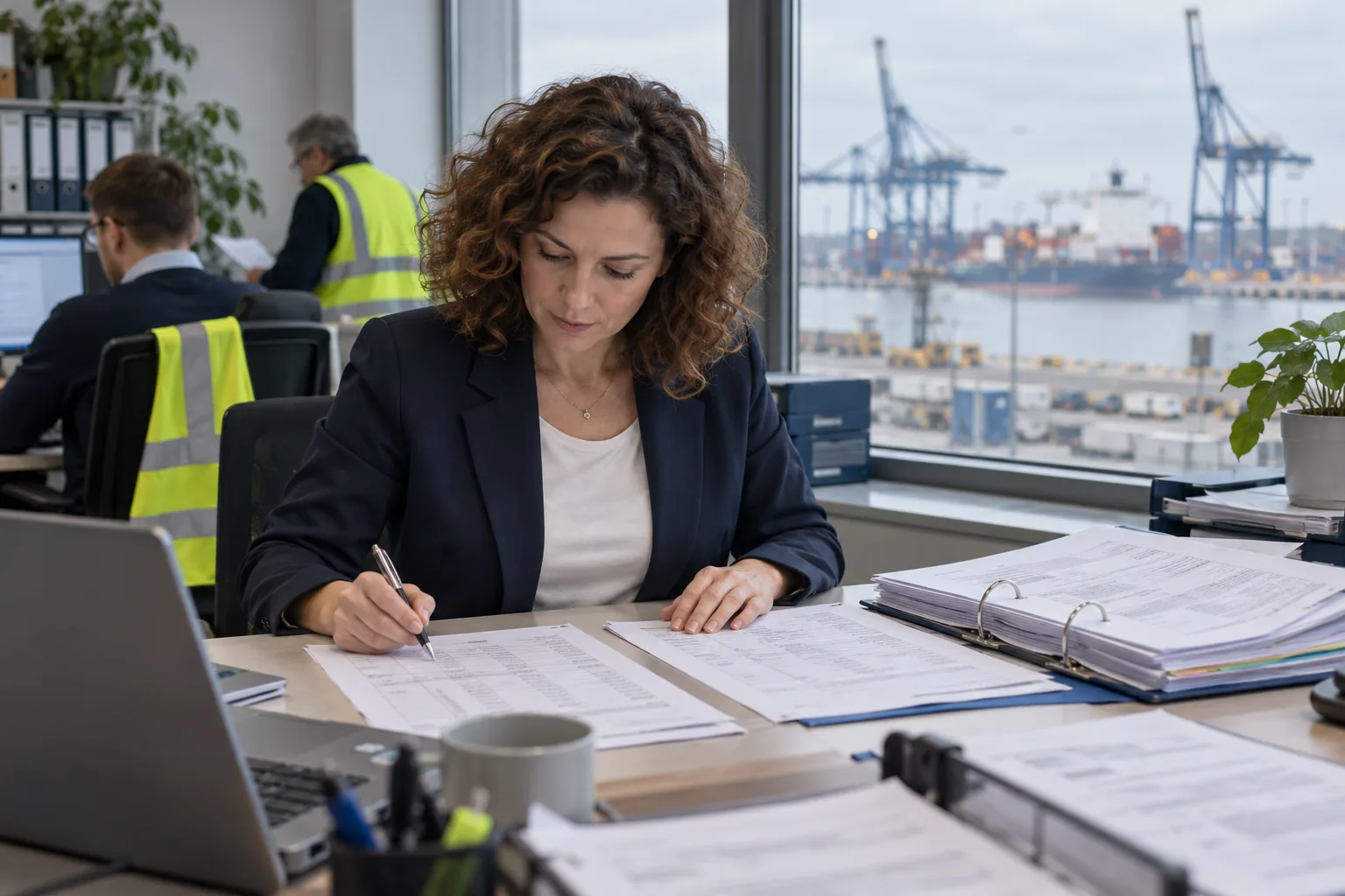 Editorial illustration: Documents for International Shipping: Completeness and Version Control